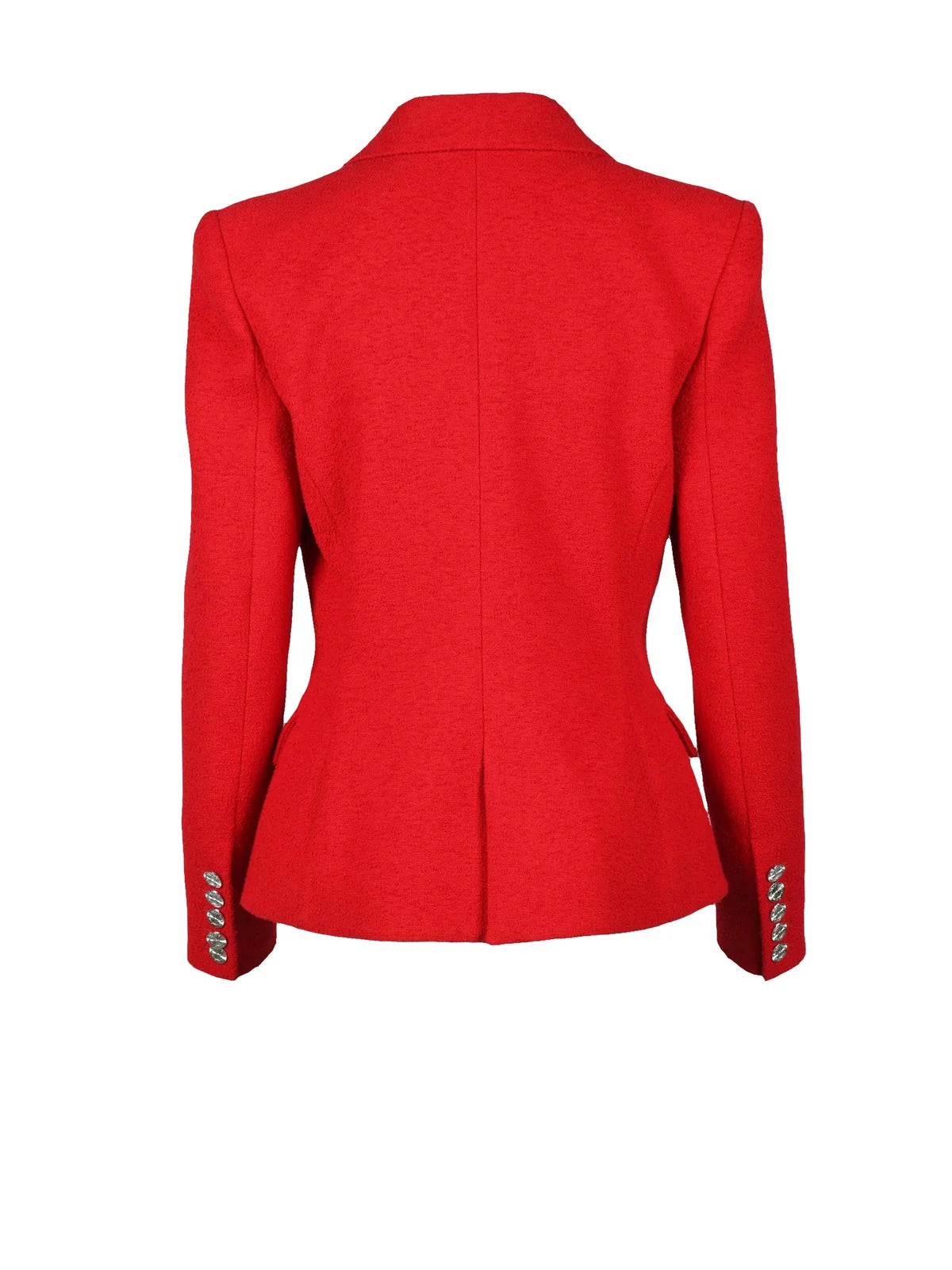 Red Cotton Polyamide Jacket