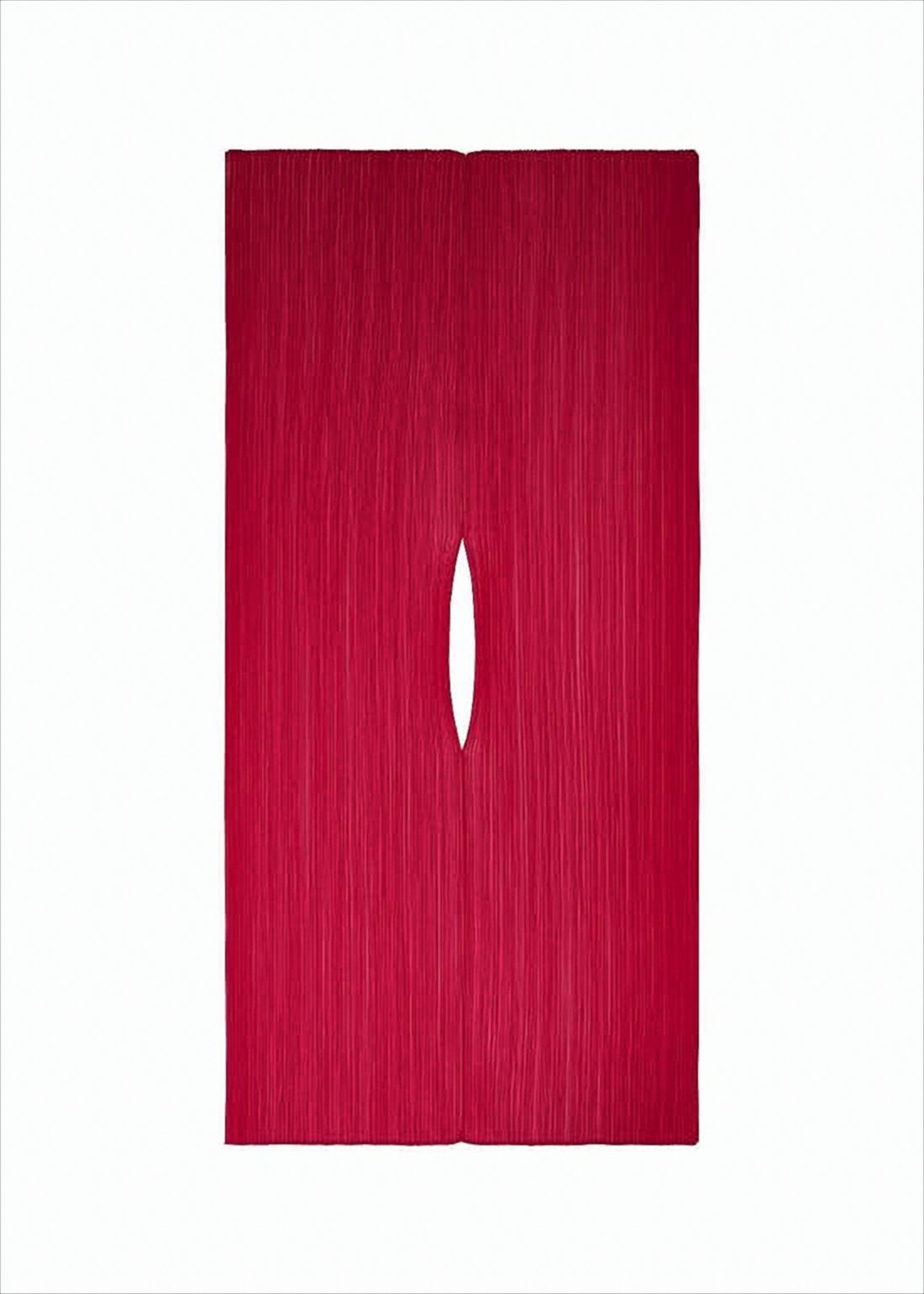 Lightweight Pleated Cape in Red