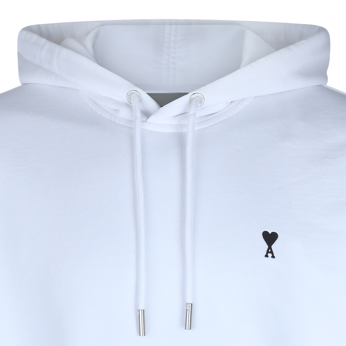 Classic Hoodie With Embroidered Heart