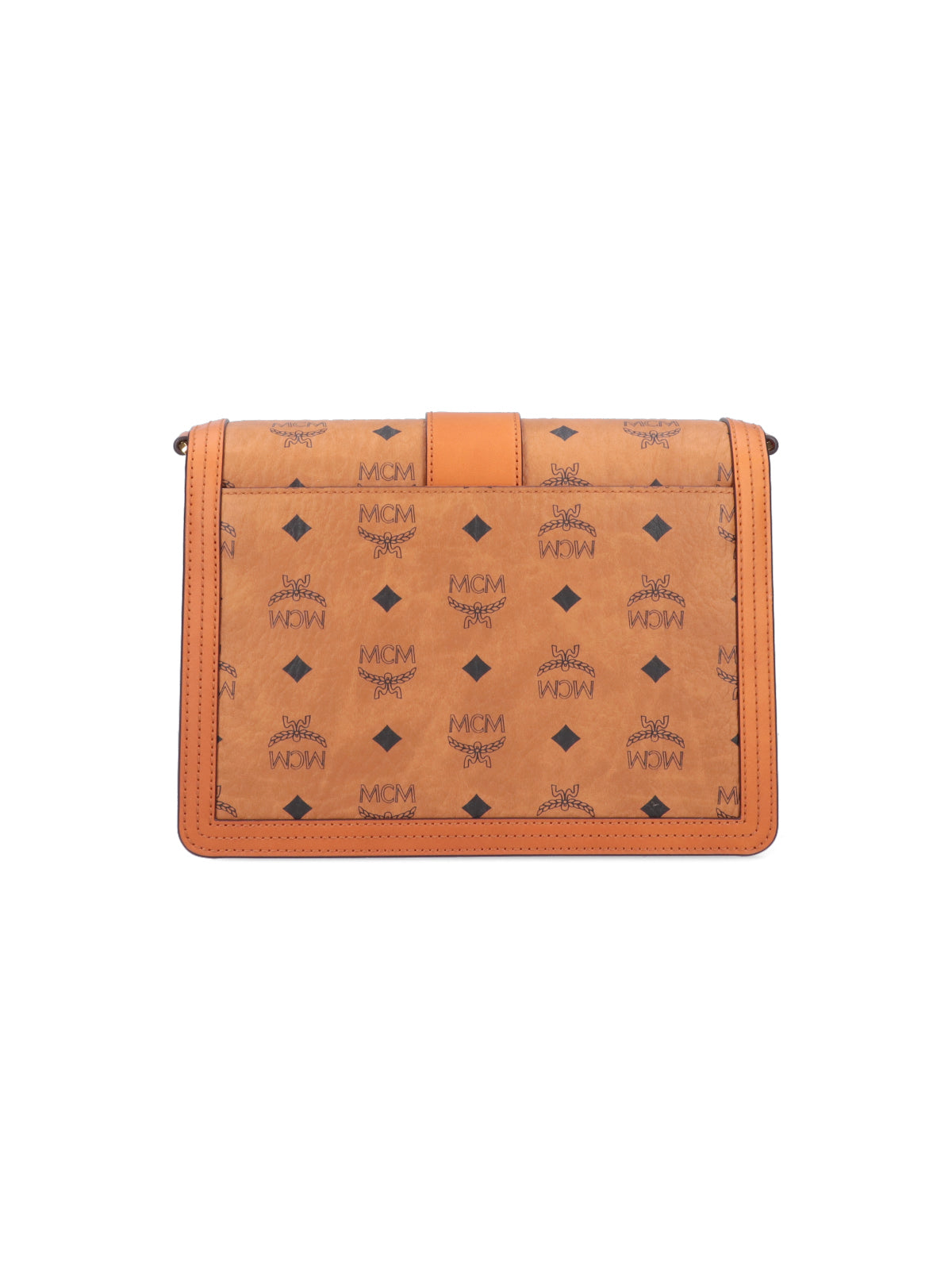Brown Tracy Visetos Logo Shoulder Bag