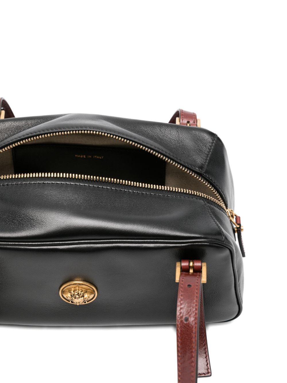 Rectangular Handbag In Smooth Silk And Nylon
