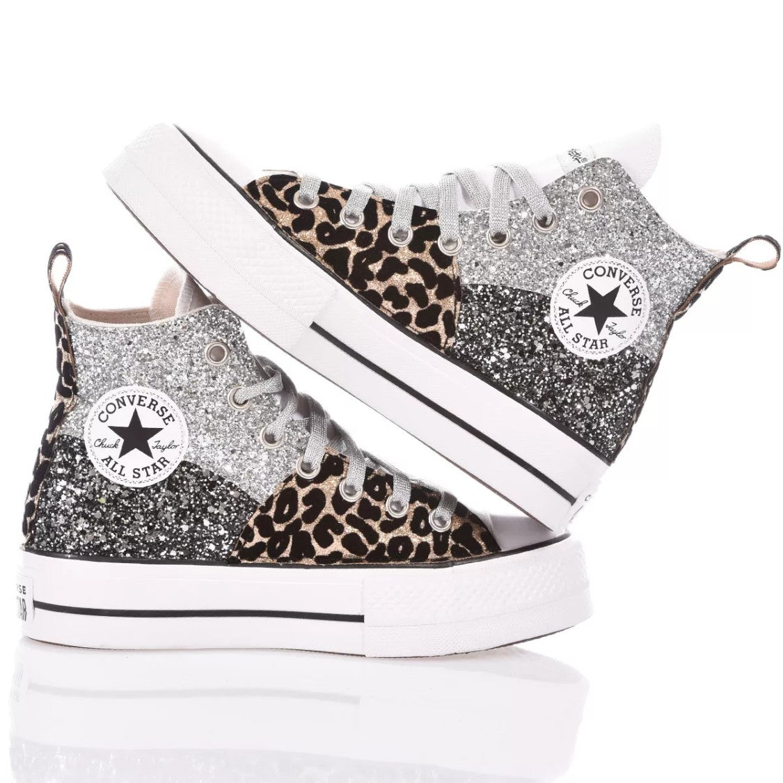 Platform Silver, White, Black