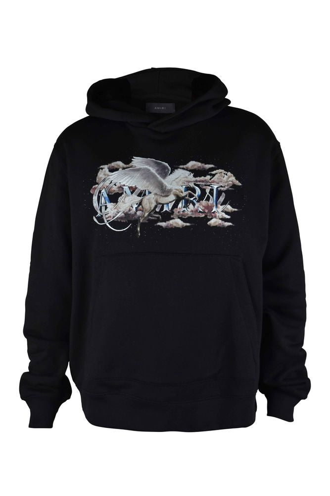 Hooded Sweatshirt With Graphic Unicorn