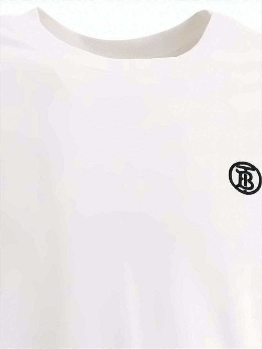 Short-Sleeve Cotton T-Shirt with Embroidered Logo