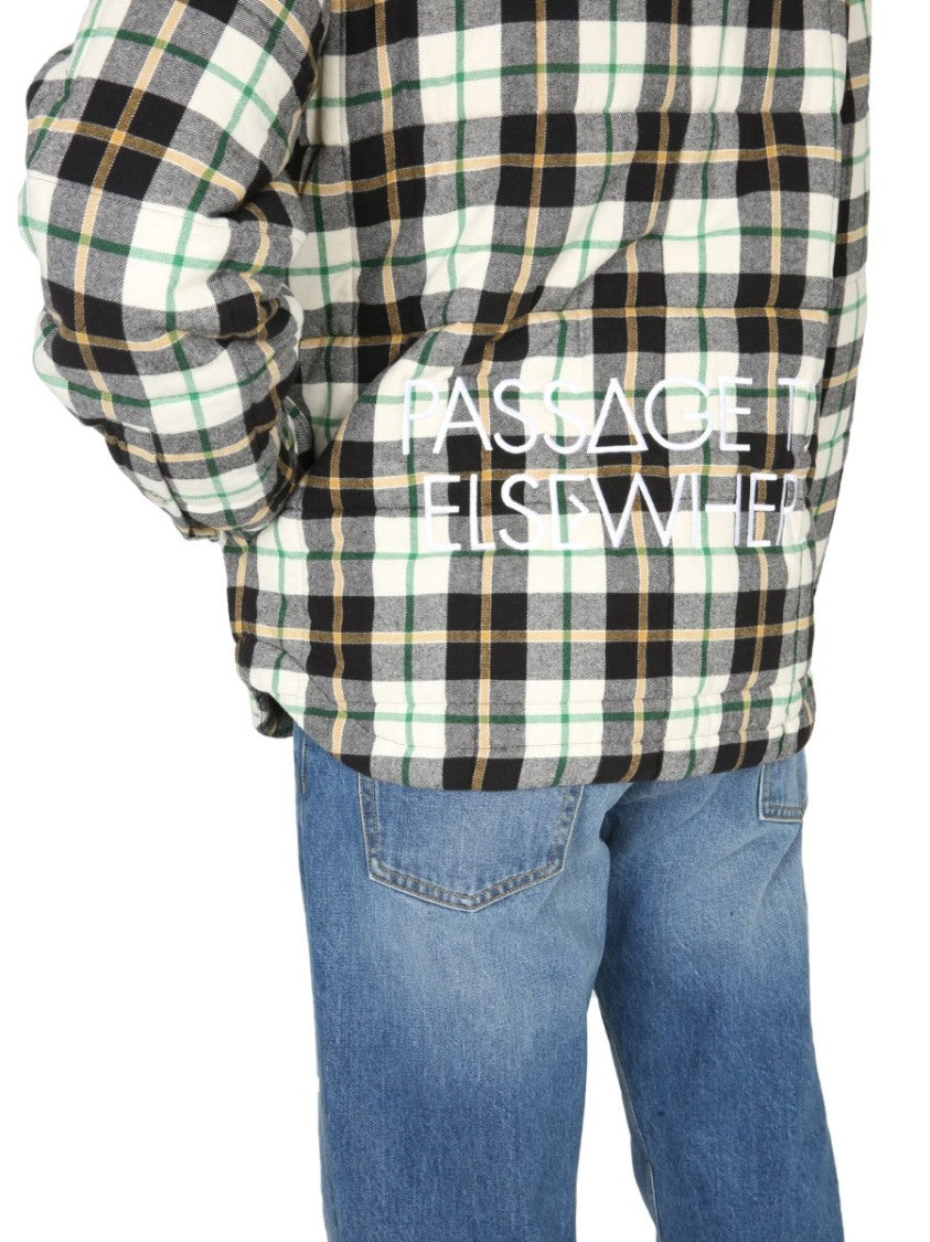 Plaid Shirt Jacket With Classic Collar