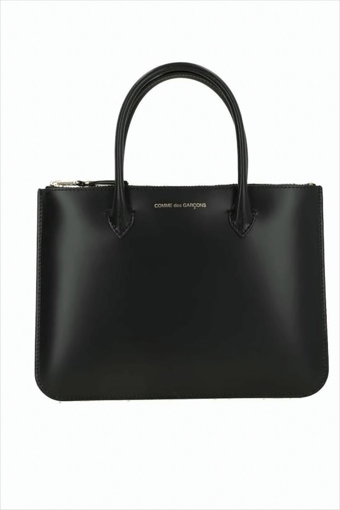 Structured Cow Leather Tote Bag