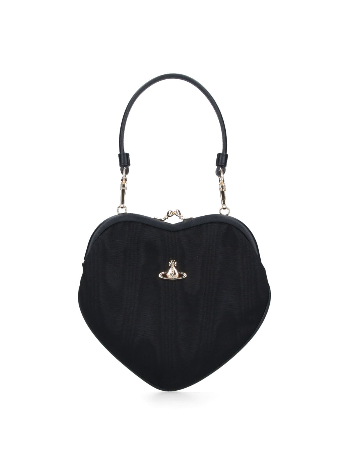 "Belle Heart Frame" Handbag – Black