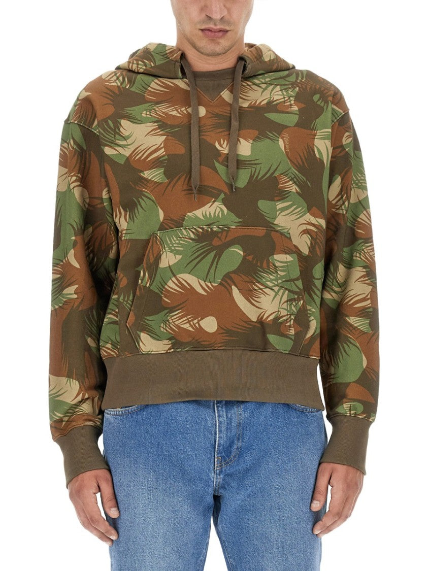Relaxed Fit Camouflage Sweatshirt
