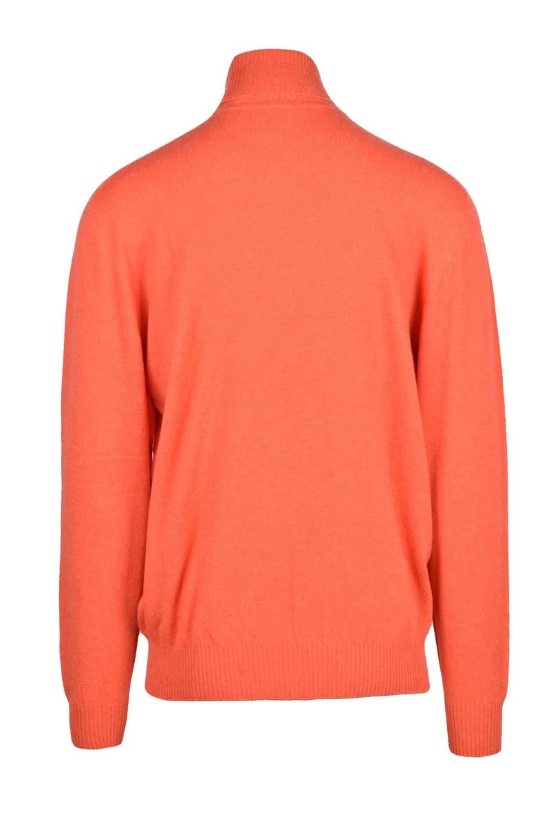 Turtleneck Sweater - Orange