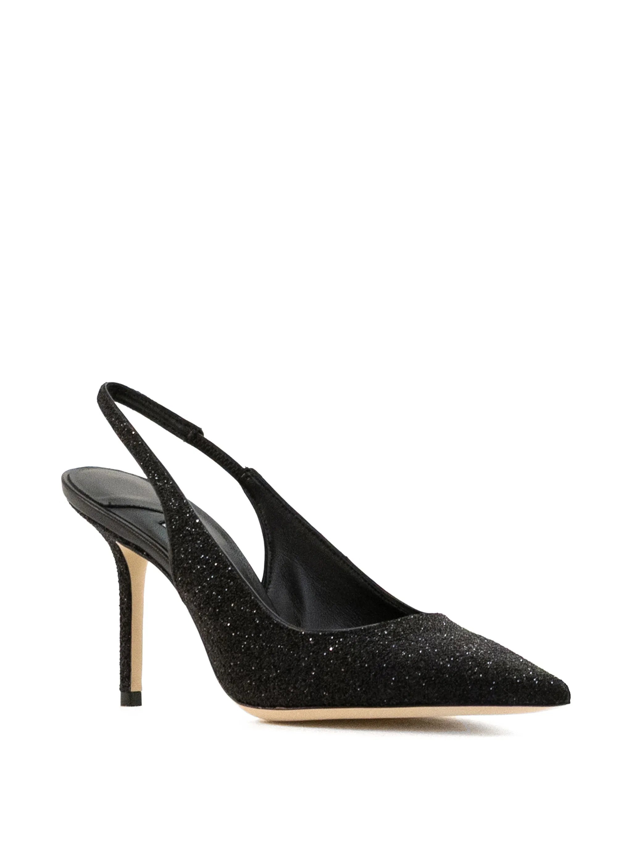 Neutral Love 85 Shimmering Slingback Heels