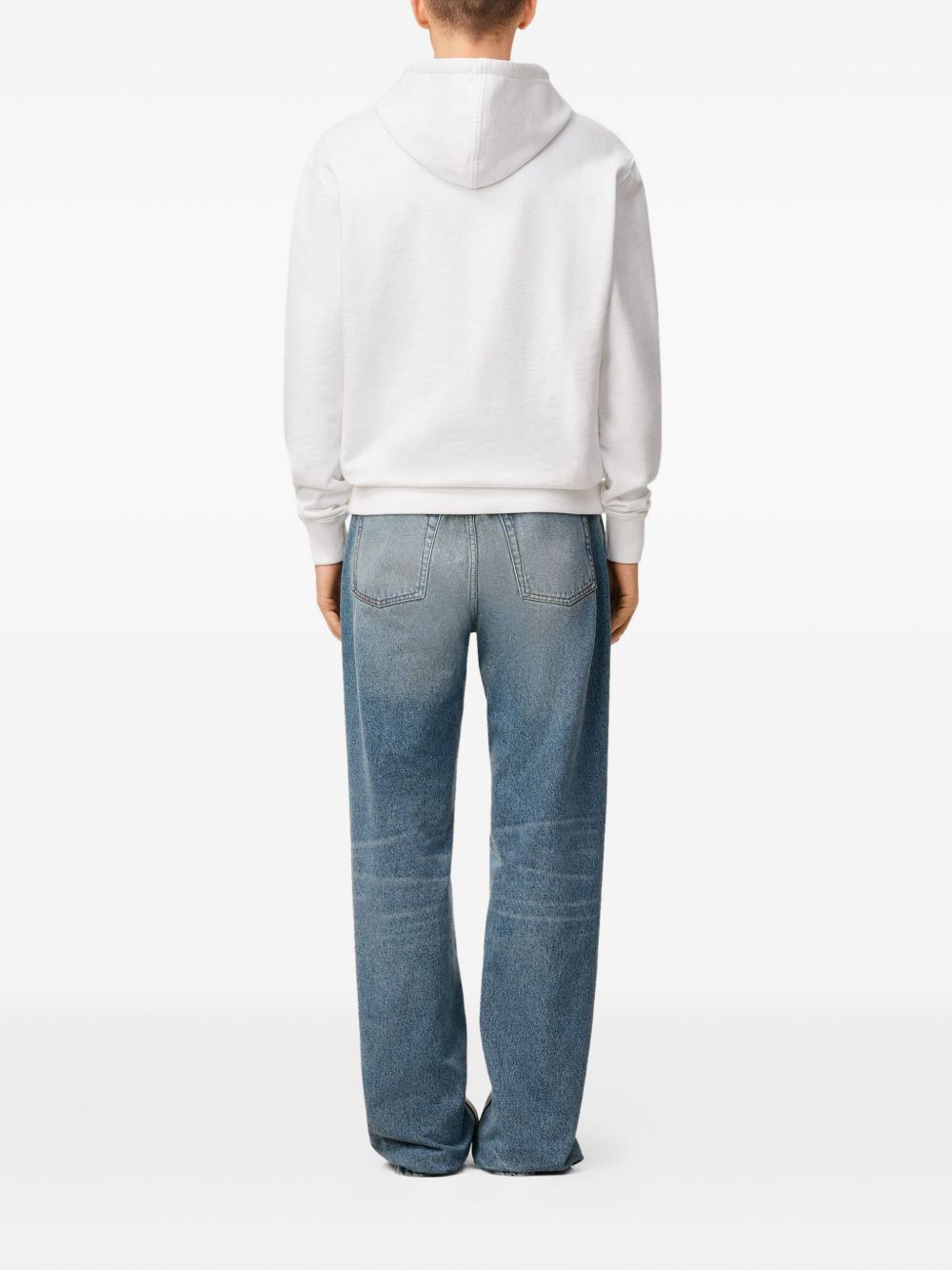 Minimalist White Hoodie