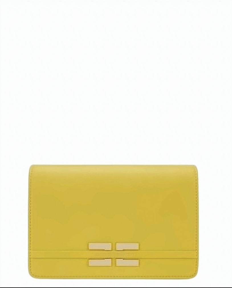 Leather Effect Chain Shoulder Bag