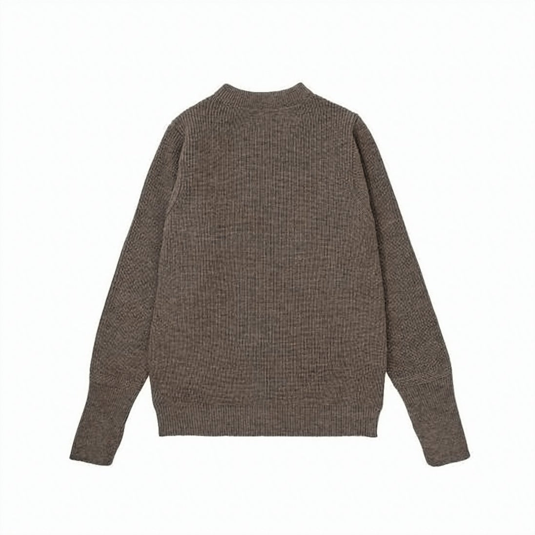 Textured Ribbed Merino Wool Sweater
