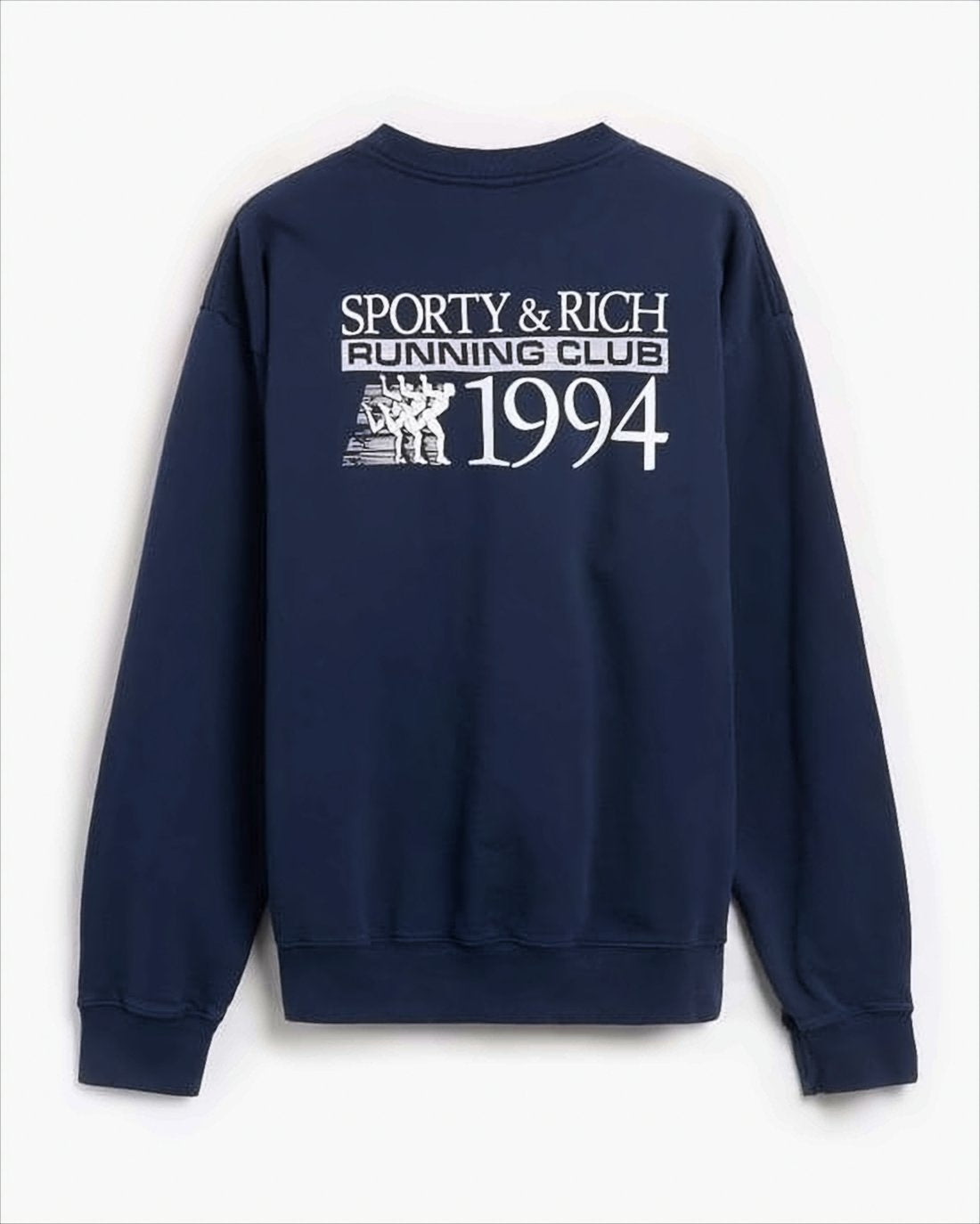 Long-Sleeve Cotton Sweatshirt with Graphic Prints
