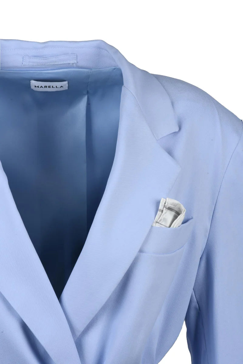 Double-Breasted Jacket - Light Blue
