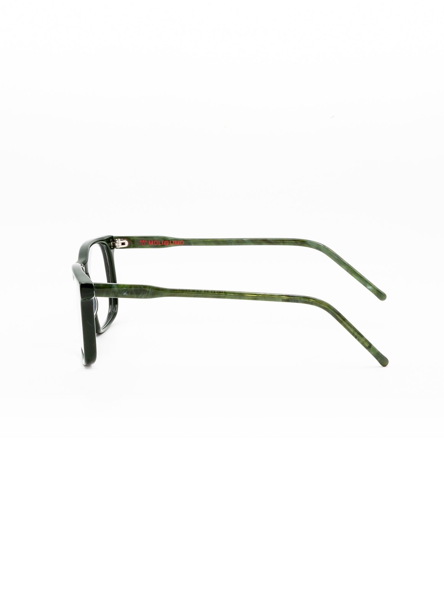 Elegant Green Acetate Optical Frames with International Fit