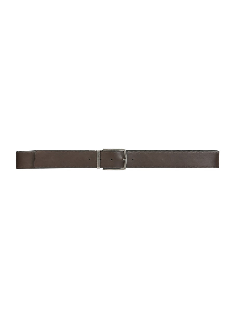 Reversible 3.5 cm Belt with Versatile Buckle