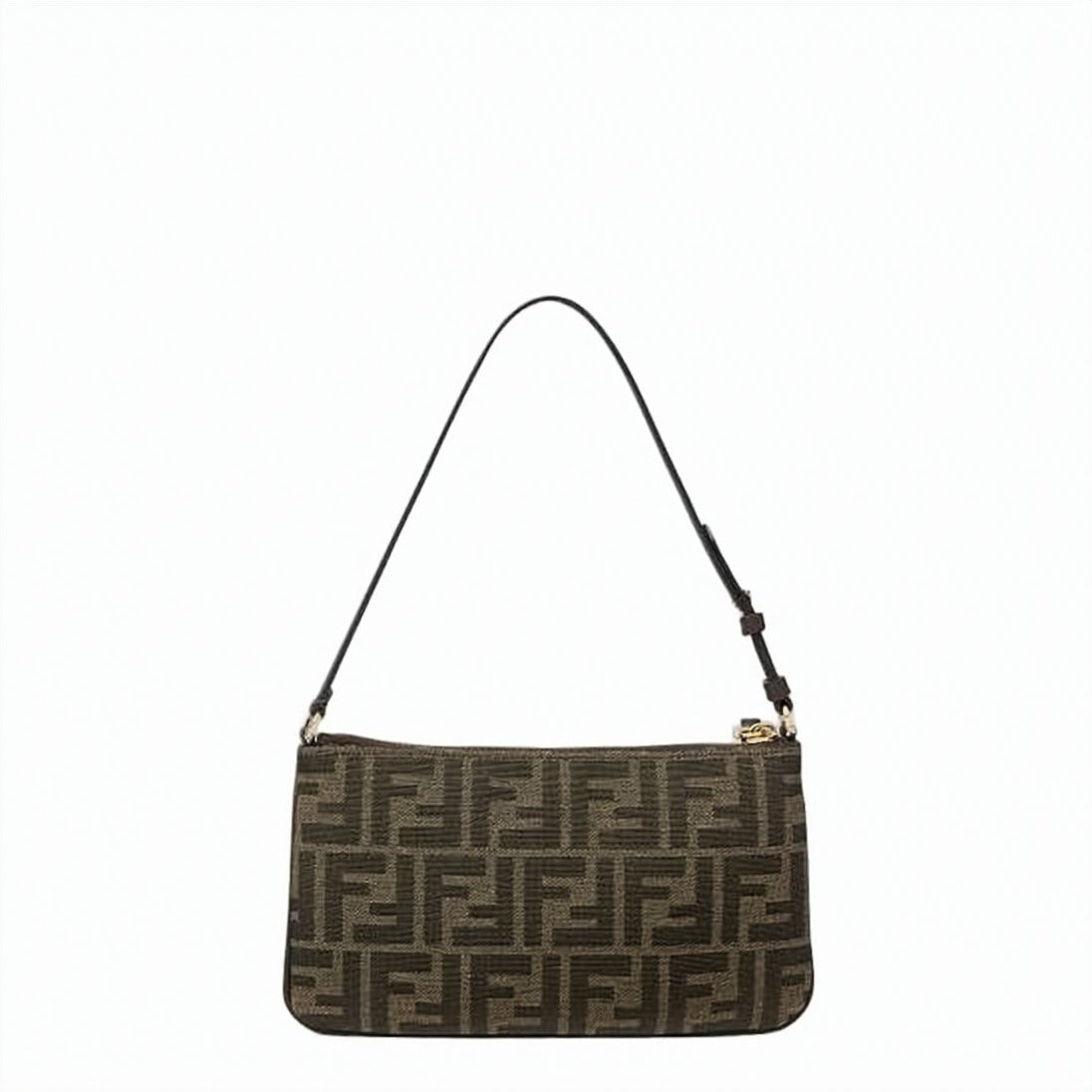 Compact Monogram Pattern Fendi Pouch