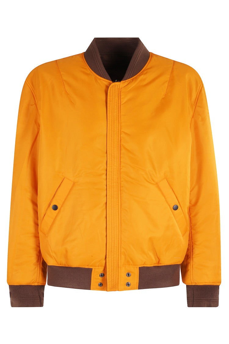 Reversible Oversize Jacket With Logo Detail