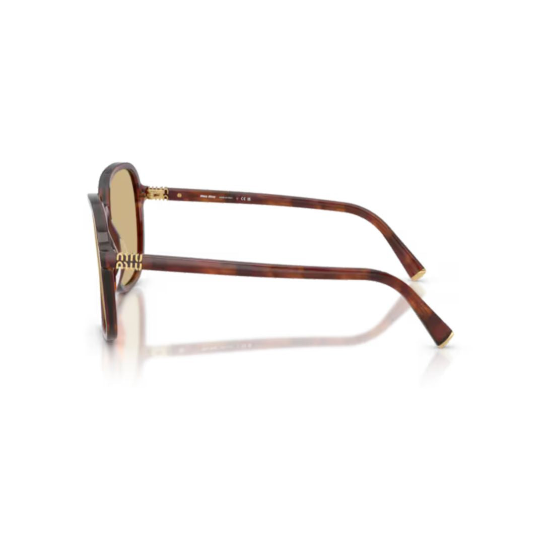 0mu B01s Classic Tortoiseshell Square Frame Sunglasses