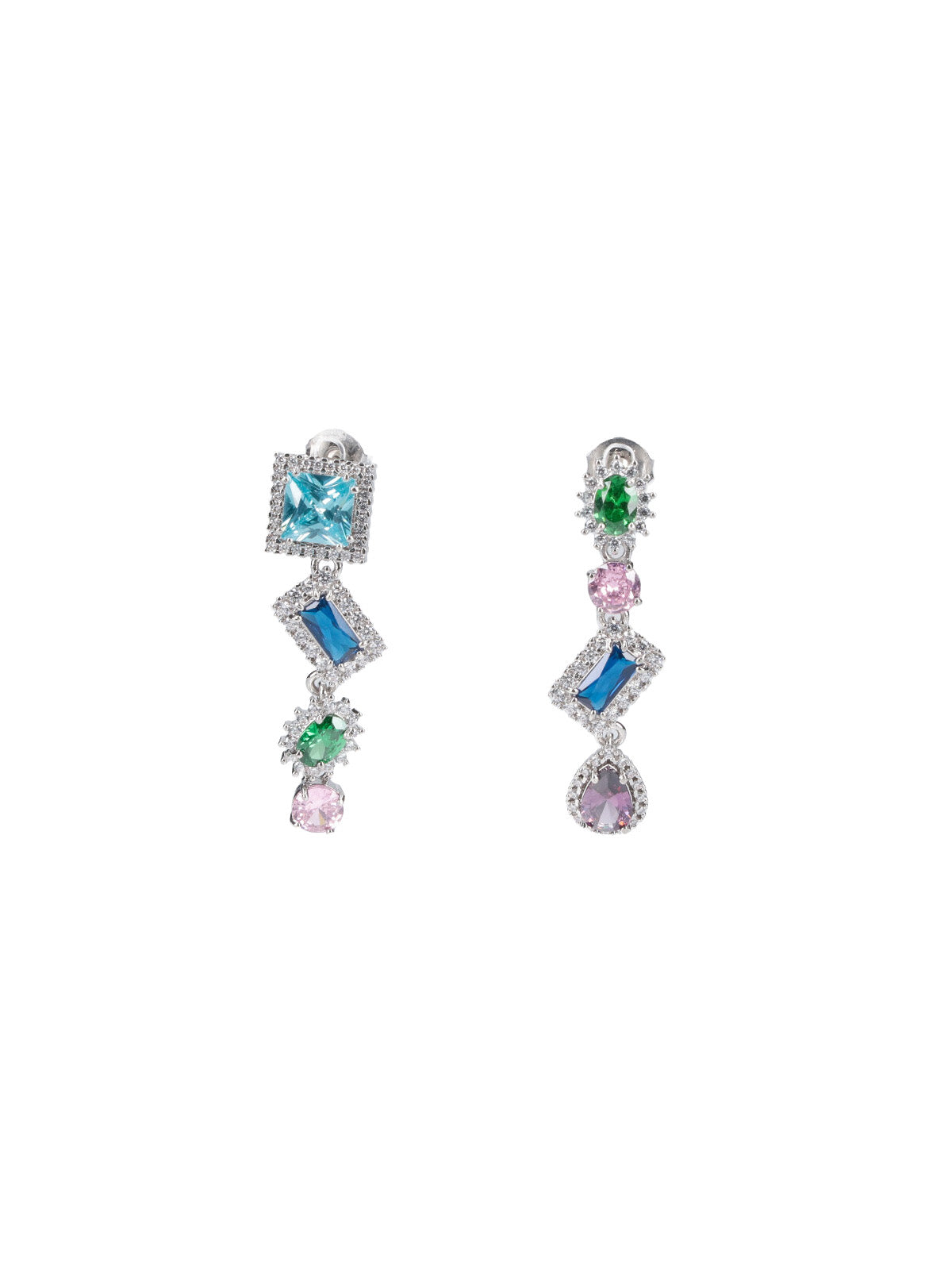 Multicolor Stone Earrings