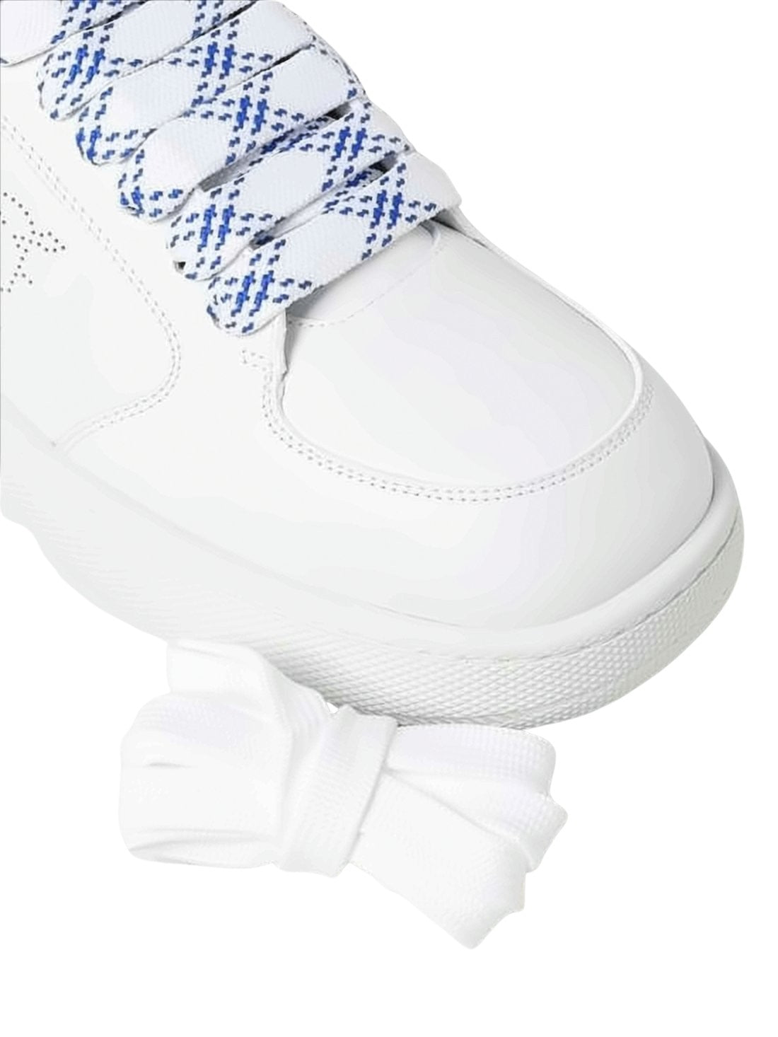 Low-Top White Leather Sneakers
