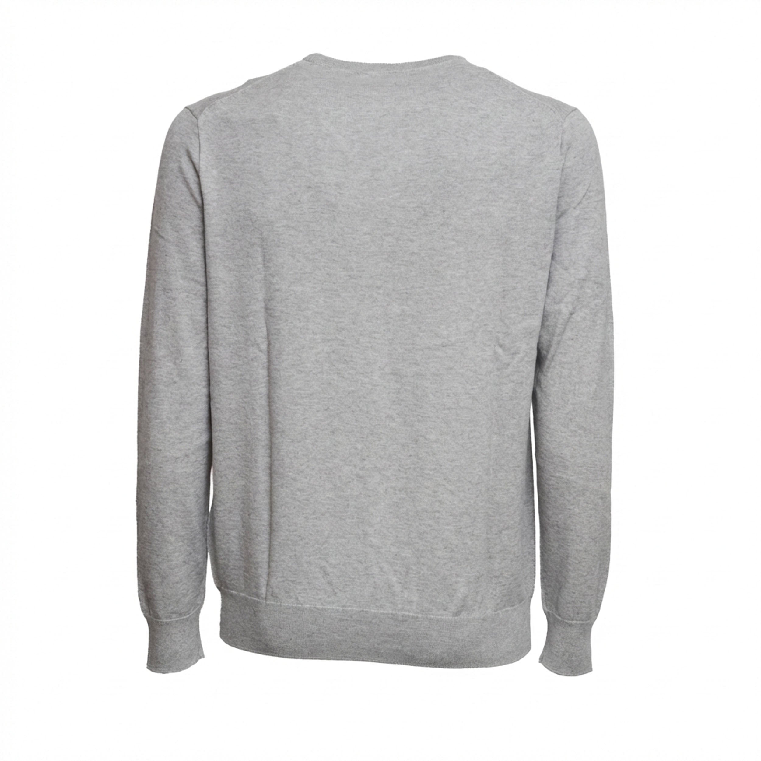 Sweter bawełniany z okrągłym dekoltem