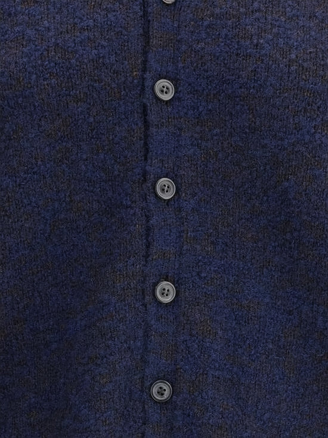 Cropped Deep V-Neck Cardigan with Textured Knit