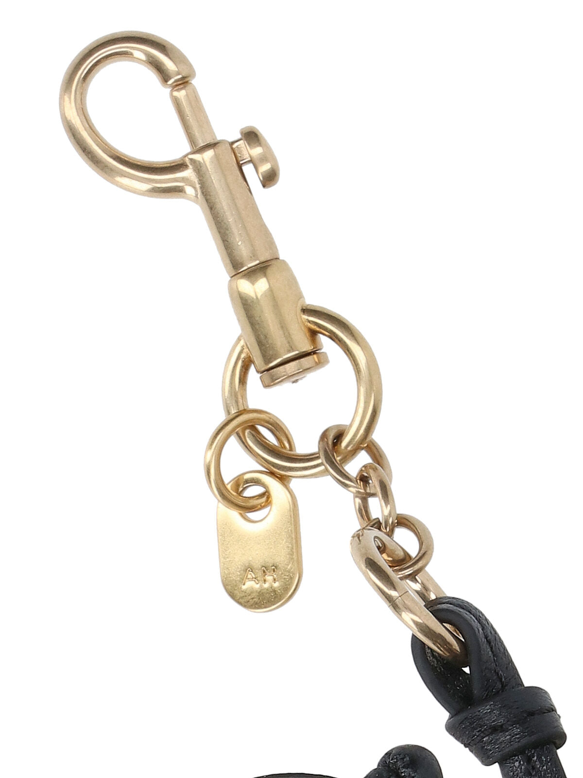 "Bee" Keychain Charm – Black