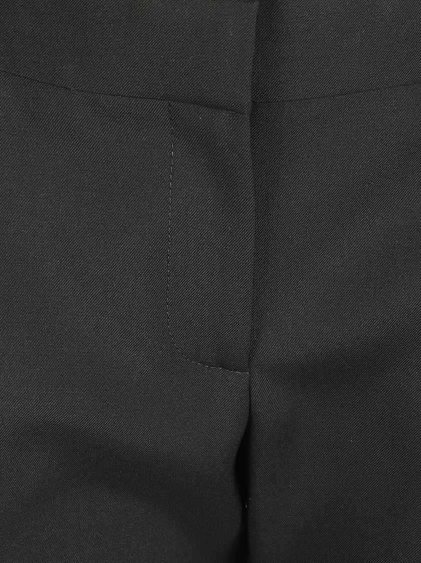 Tailored Black Trousers With High Waist
