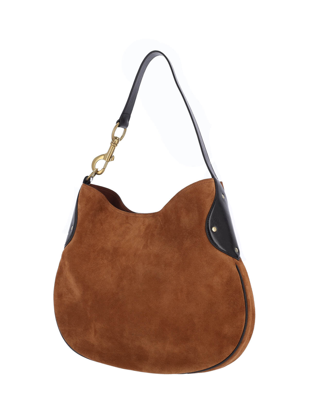 Large Calf Suede Shoulder Bag