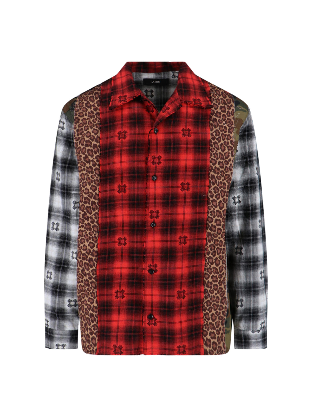Button-Down Shirt With Structured Collar In Vibrant Red