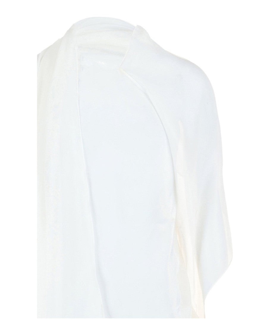 Asymmetrical Shawl Blouse