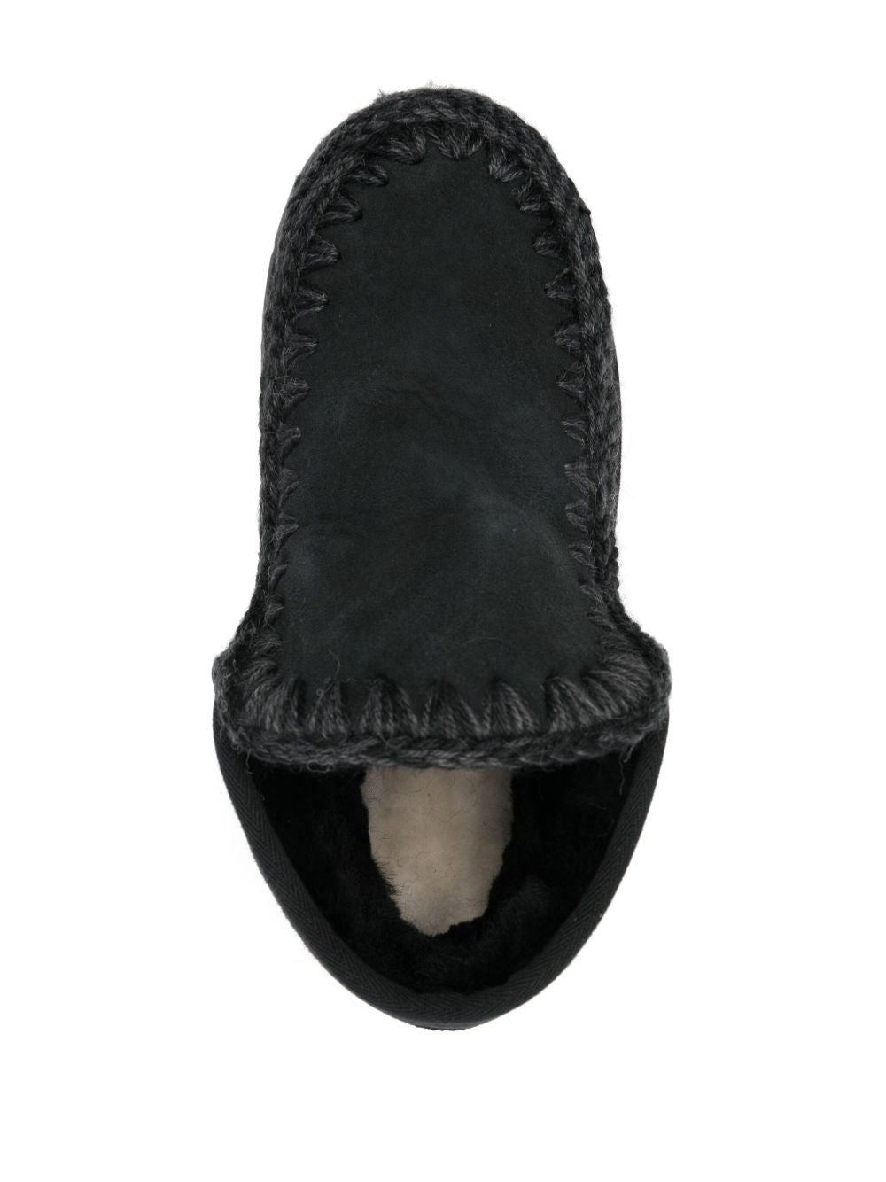 Slip-On Boots With Crochet Detailing And Reinforced Heel
