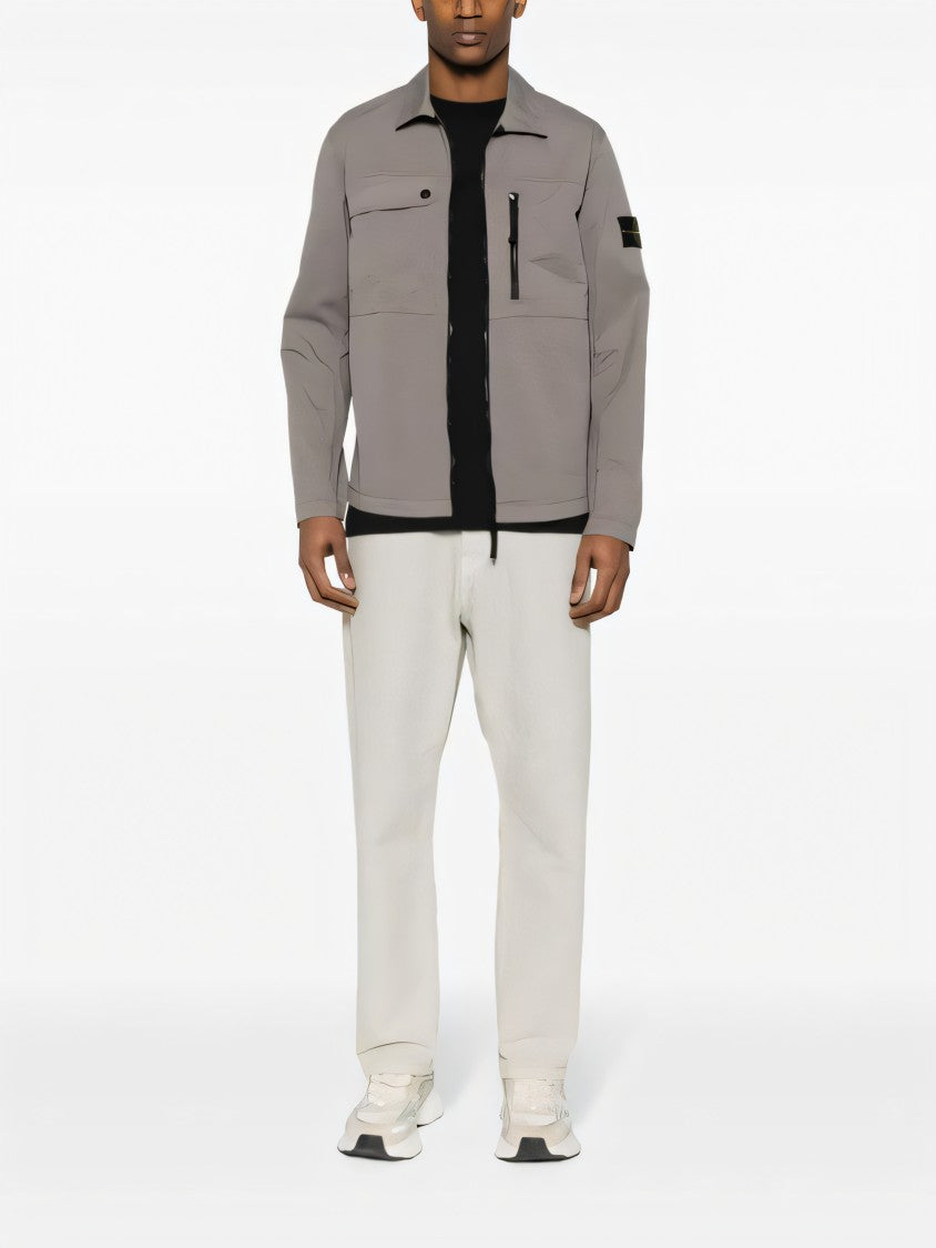 Contemporary Casual Jacket with Textured Finish