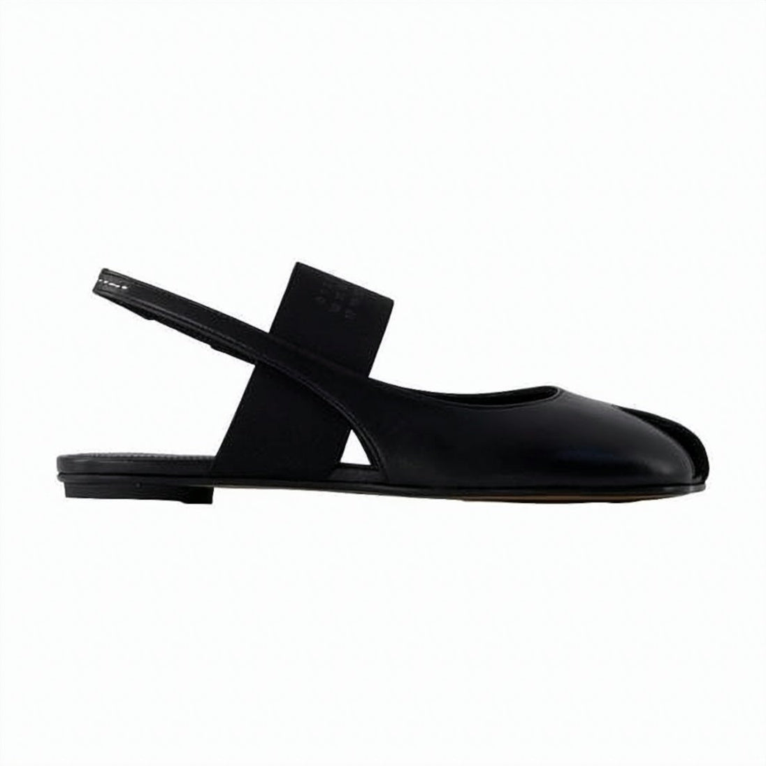 Slingback Sandals with Split-Toe Design and Elastic Strap