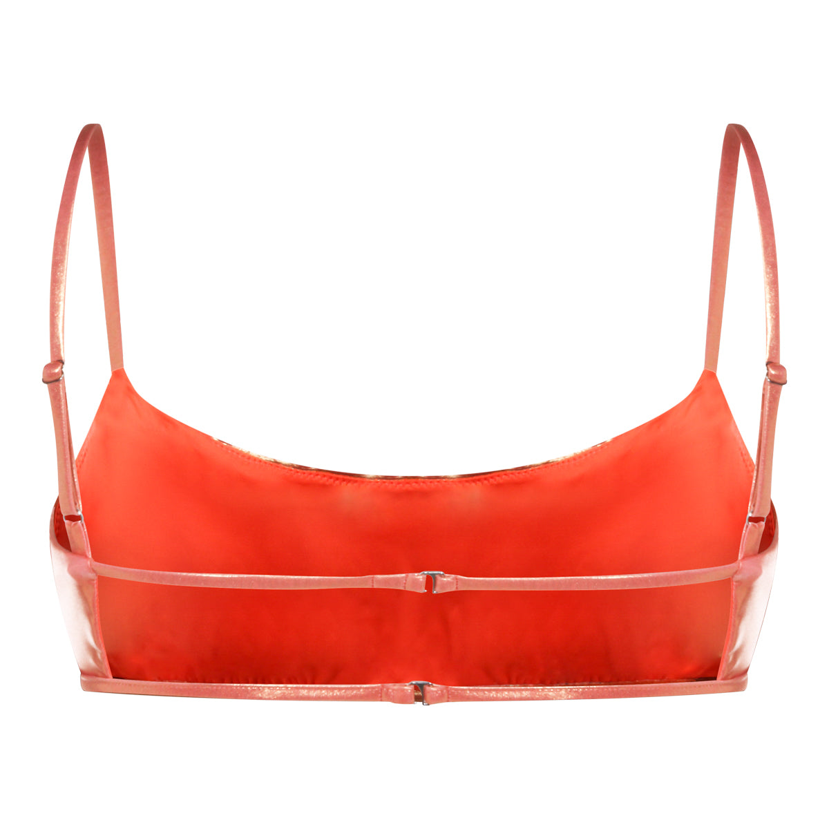 Smooth Silhouette Top Bikini with Refined Tailoring