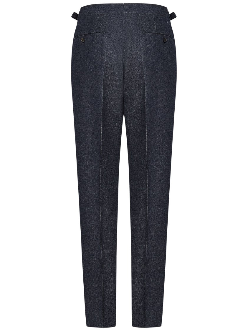 Tailored Deep Blue Trousers
