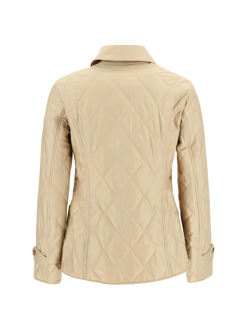 Diamond Quilted Jacket with Tailored Fit