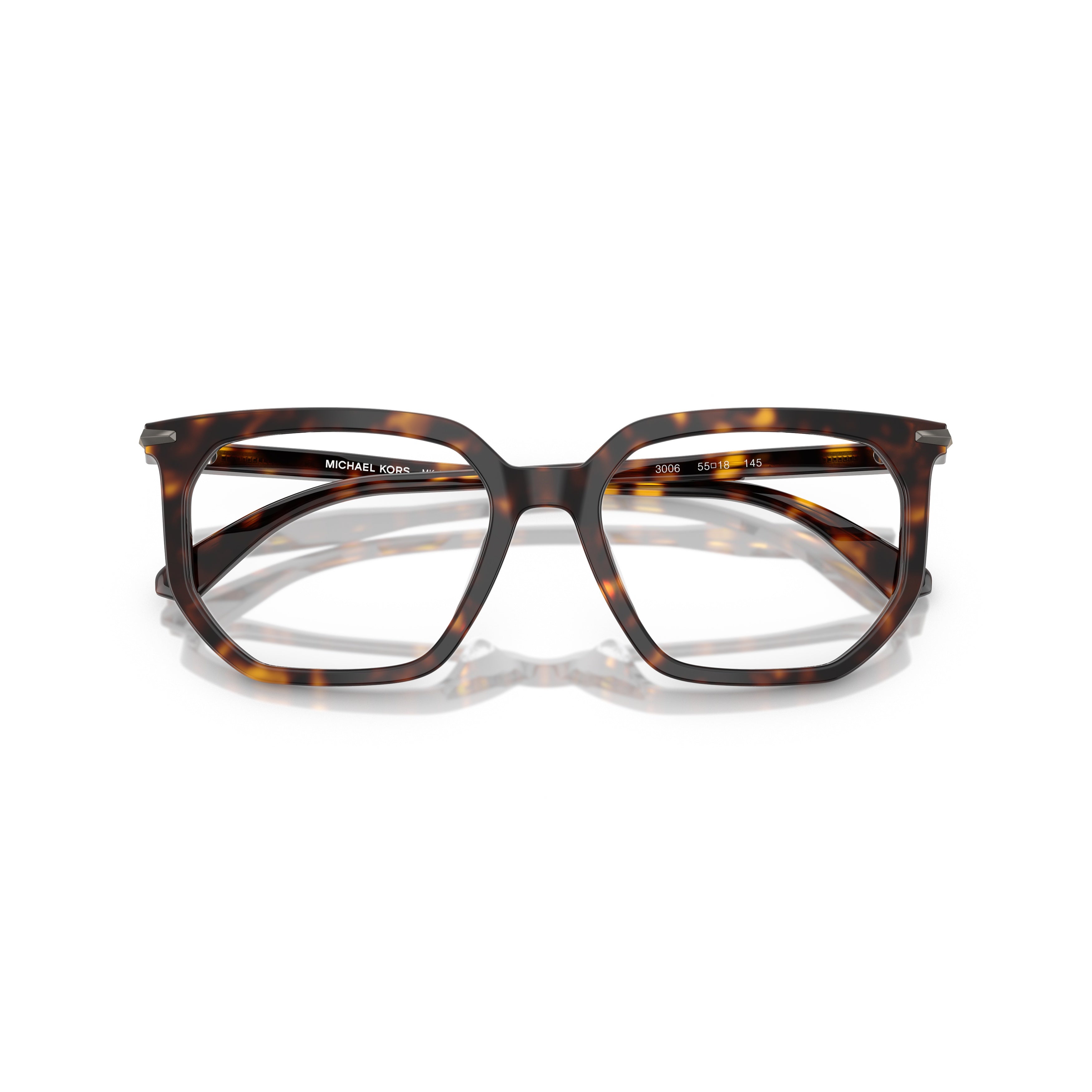 0mk4158u Oversized Square Frame Acetate Eyeglasses with Tortoiseshell Pattern