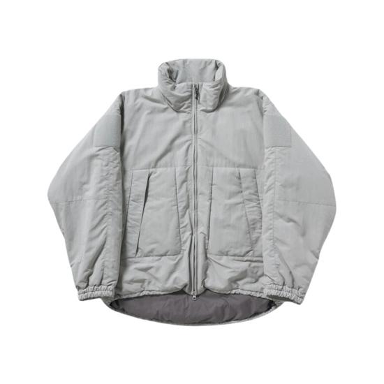 Padded Minimalistic Jacket With High Collar And Matte Finish