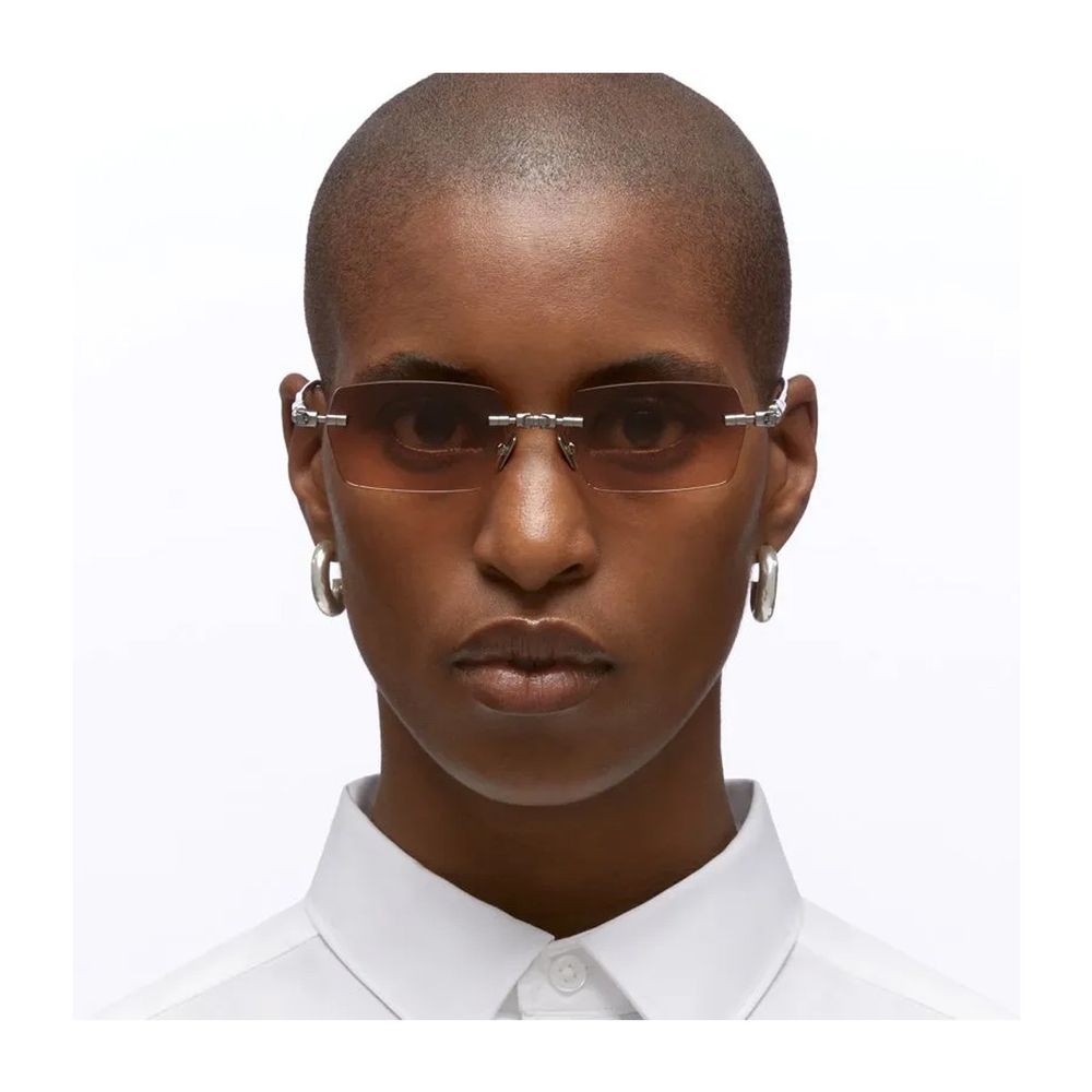Mask H61 Rimless Rectangular Sunglasses