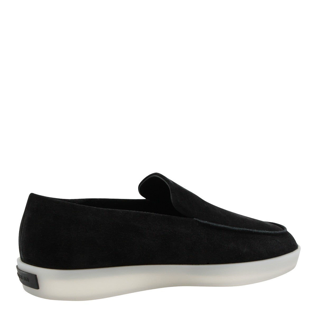 Black Suede Slip-On Sneakers