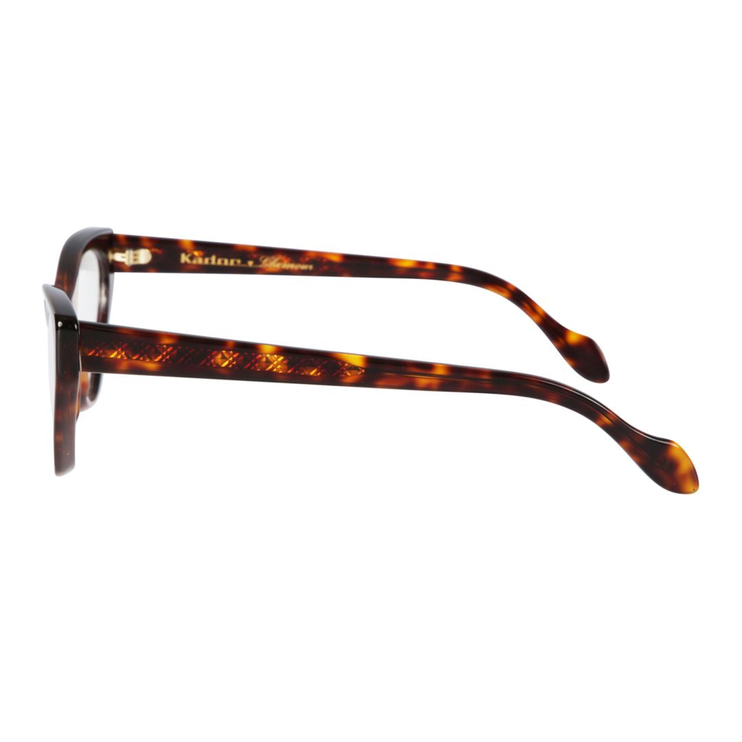 Coachella Glamour Tortoiseshell Cat-Eye Sunglasses with Glossy Finish
