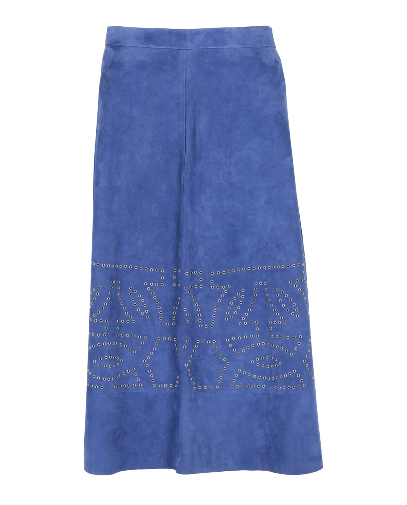 Gancini Suede Skirt