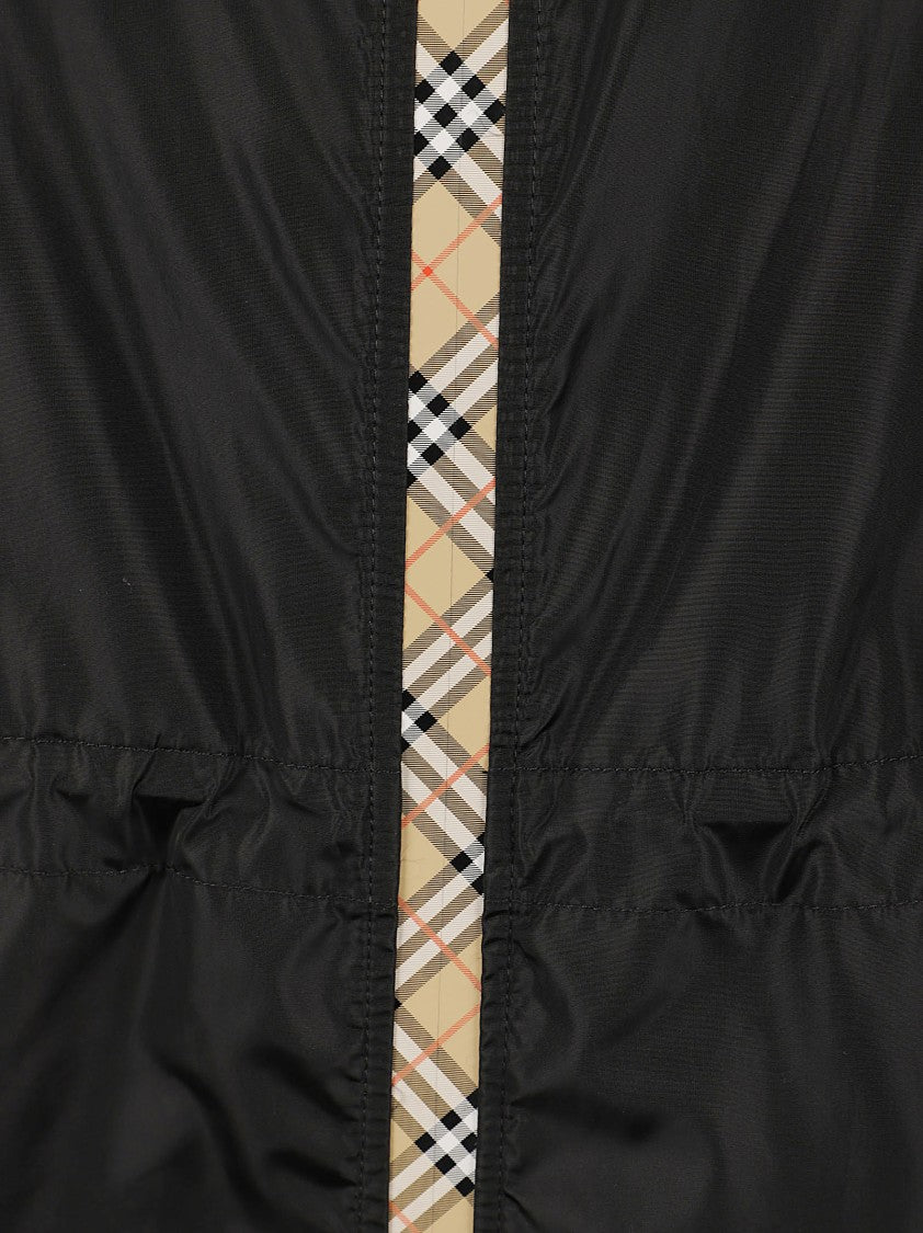 High Collar Nylon Parka