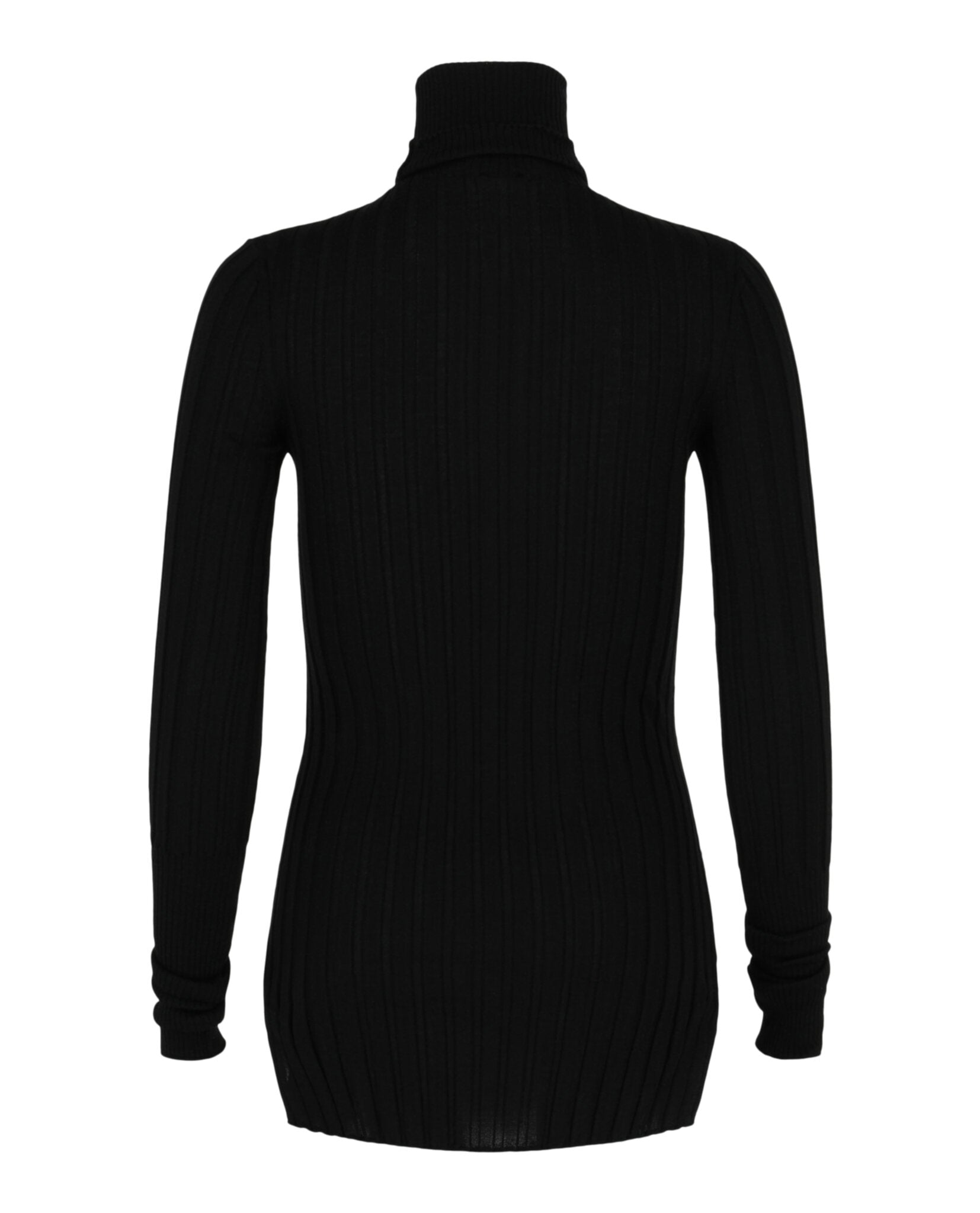 Rolled Neck Long-Sleeve Sweater