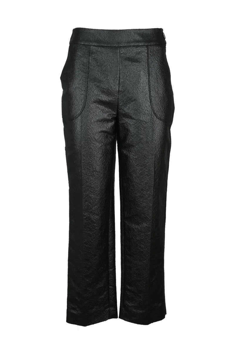 Polyester Polyamide Chino Pants - Black