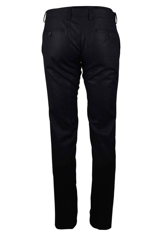 Pinstripe Two-Piece Suit With Tailored Blazer