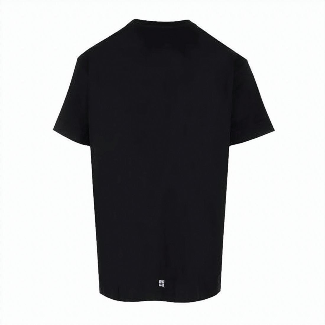 Relaxed-Fit Black T-Shirt with Bold Logo Print